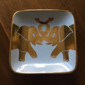 Waylande Gregory Double Elephant Gold Tray
